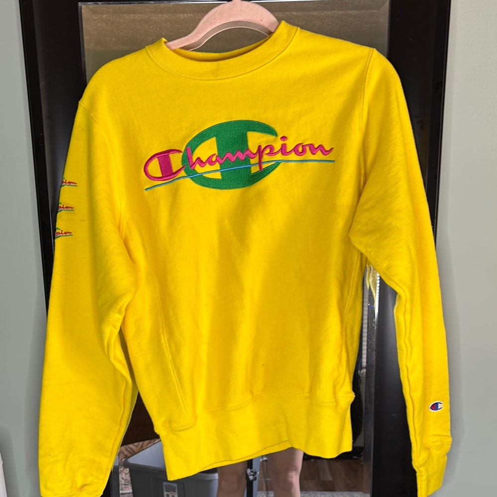 Champion Yellow Sweatshirt